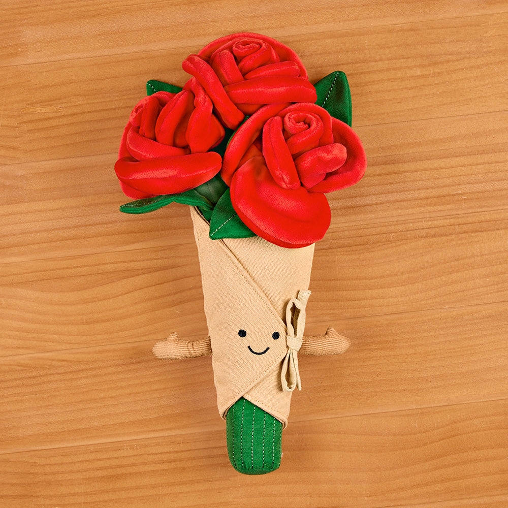 Jellycat Stuffed Animal Plush Toy, Amuseables Rose Bouquet