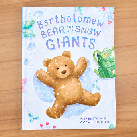Jellycat "Bartholomew Bear and the Snow Giants" Children's Book by Meredith Vigh