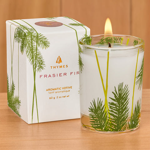 Thymes Frasier Fir Heritage Pine Needle Votive Candle