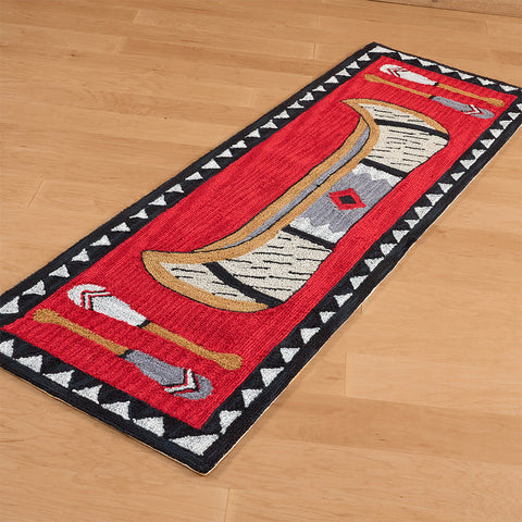 Park Designs 2' x 6' Hooked Rug Runner, Wilderness Canoe
