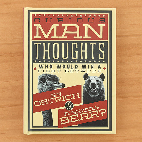 "Curious Man Thoughts" Novelty Gift Book