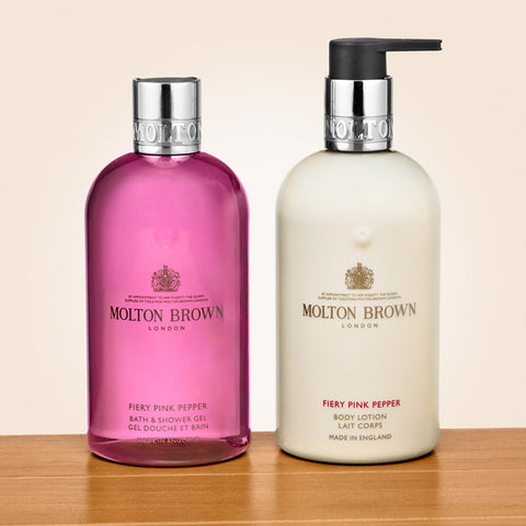 Molton Brown Shower Gel/Body Lotion, Fiery Pink Pepper