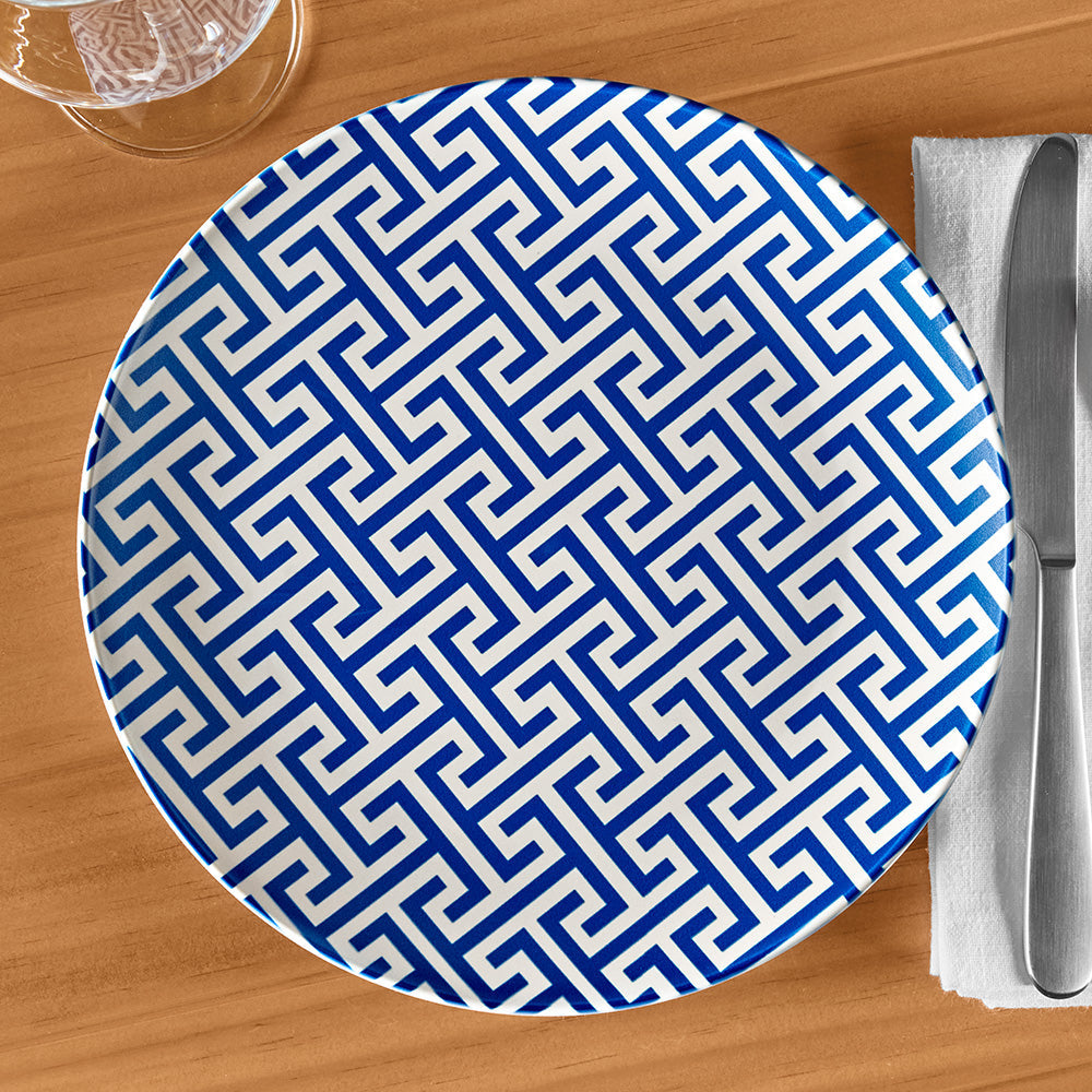 Mariposa TRAYchic Picnic Plate, Fretwork