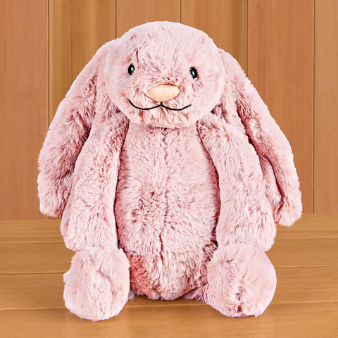 Jellycat Stuffed Animal Plush Toy, Bashful Luxe Bunny Rosa