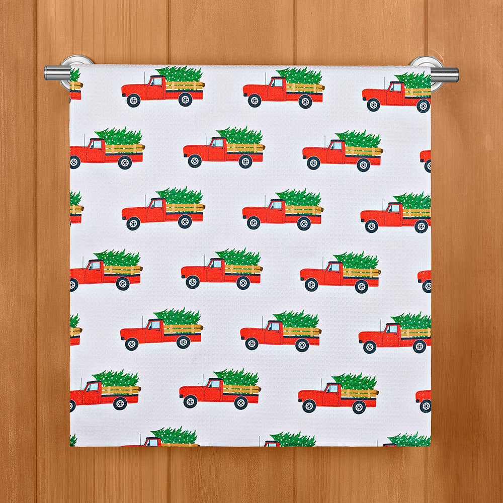 Geometry Tea Towel, Christmas Ride
