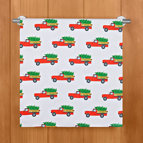 Geometry Tea Towel, Christmas Ride