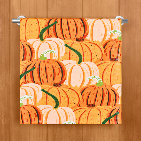 Geometry Tea Towel, Gourds and Pumpkins