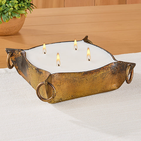 Himalayan Trading Post Square Journey Candle, Bourbon Vanilla