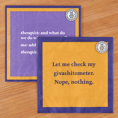 Drinks on Me Cocktail Napkins, Add to Cart