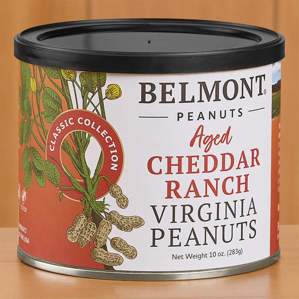 Belmont Gourmet Virginia Peanuts, Aged Cheddar Ranch
