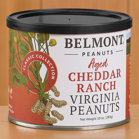 Belmont Gourmet Virginia Peanuts, Aged Cheddar Ranch