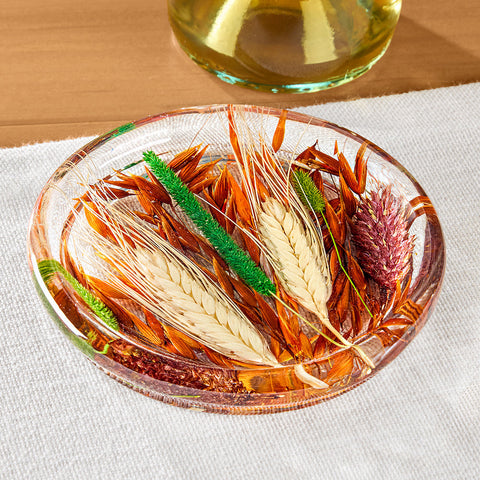 Riccardo Marzi Resin Bottle Coaster, Autumn