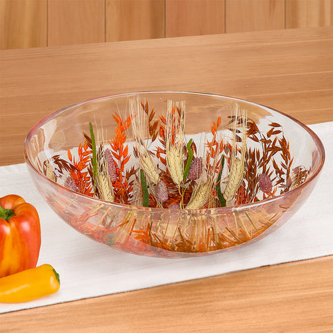 Riccardo Marzi Resin Serveware, Autumn Serving Bowl