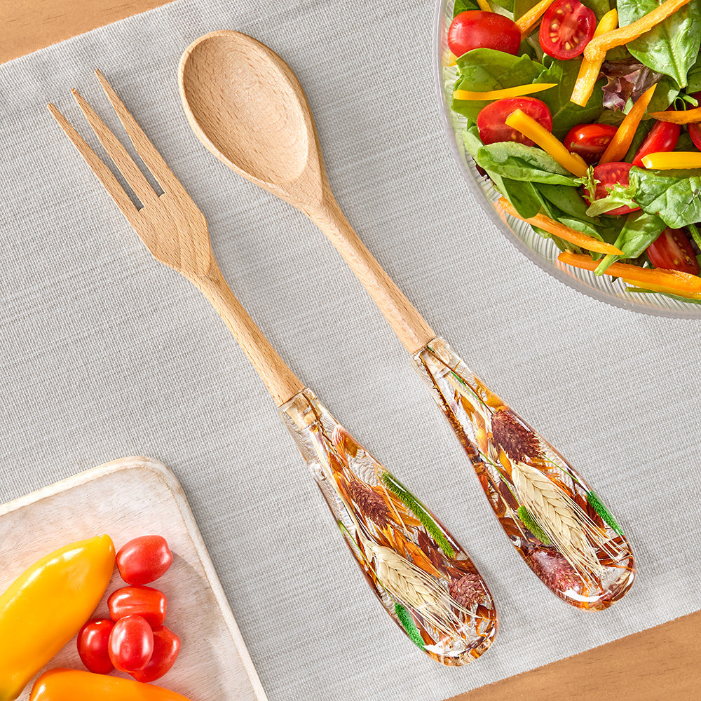 Riccardo Marzi Resin Serveware, Autumn Server Set