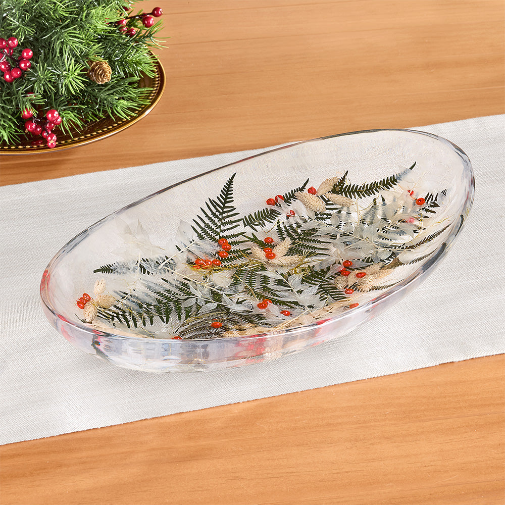 Riccardo Marzi Resin Serveware, Christmas Platter