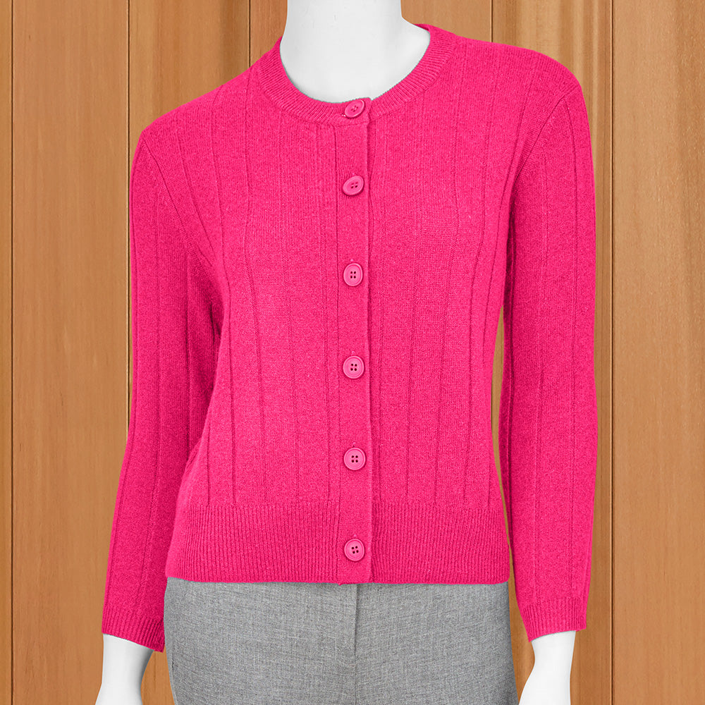 Kinross Lightweight Cropped Cardigan