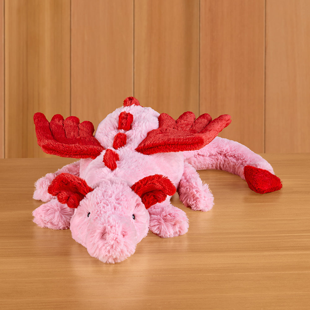 Jellycat Stuffed Animal Plush Toy, Heart Dragon