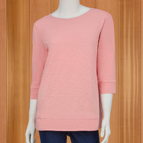 Renuar Cotton Slub 3/4 Sleeve Tee