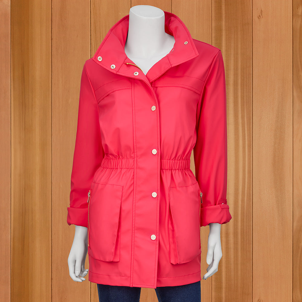 Renuar Waterproof Hooded Rain Jacket