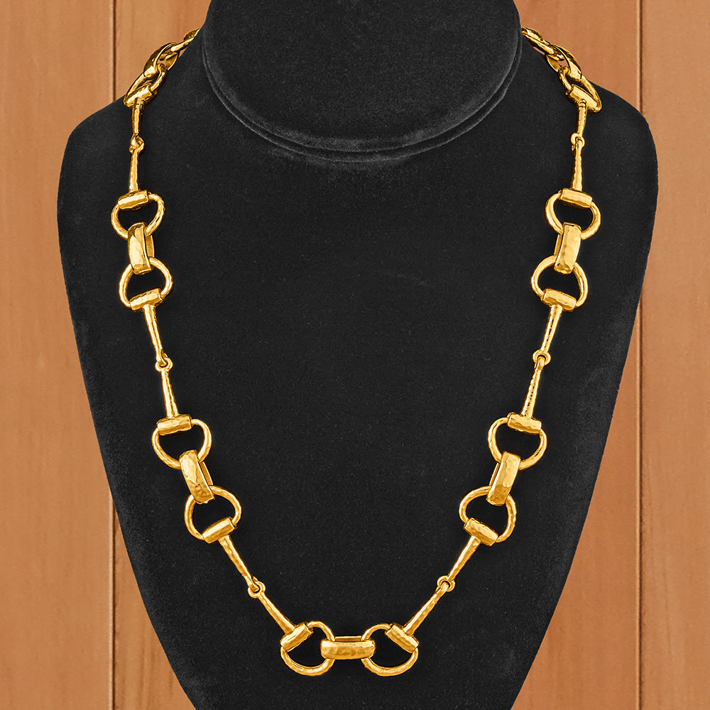 Capucine De Wulf Equestrian Snaffle Horse Bit Chain Necklace