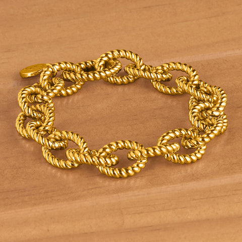 Capucine De Wulf Victoria Gold Link Chain Bracelet