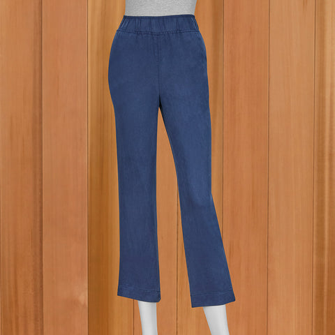 Lulu-B Pull-On Luxe Denim Capris