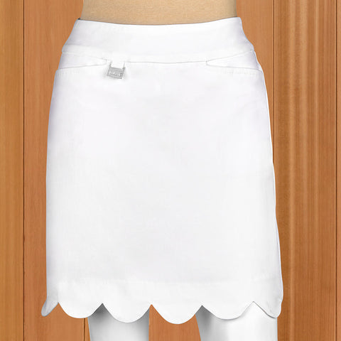Lulu-B Pull-On Bangladine Scalloped Skort