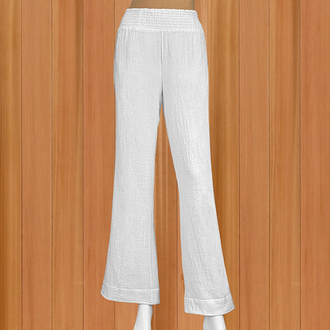 Lulu-B Lightweight Gauze Flood Pants