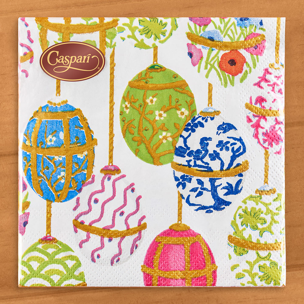 Caspari Paper Napkins, Les Oeufs Easter Eggs