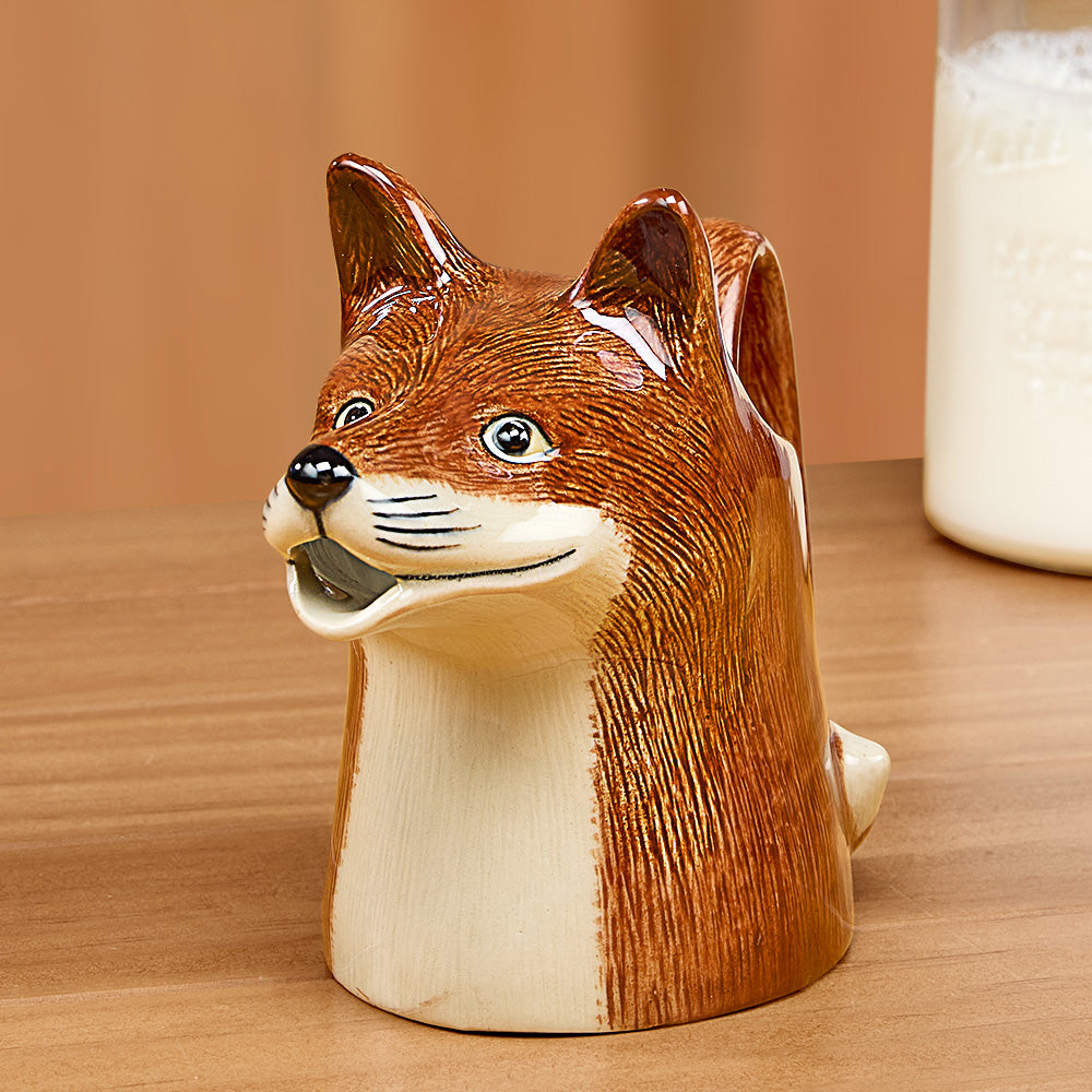 Quail Ceramics Fox Jug Pitcher
