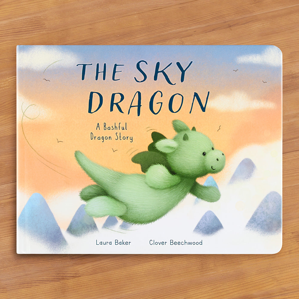Jellycat "The Sky Dragon" Children's Book by Laura Baker