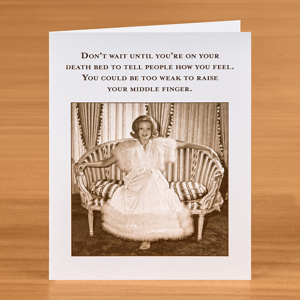 Shannon Martin Birthday Card, Tell People How You Feel