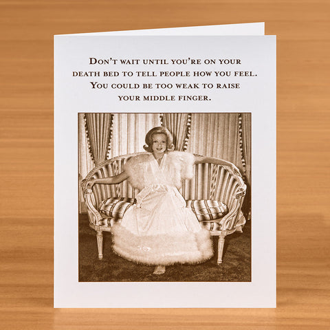 Shannon Martin Birthday Card, Tell People How You Feel