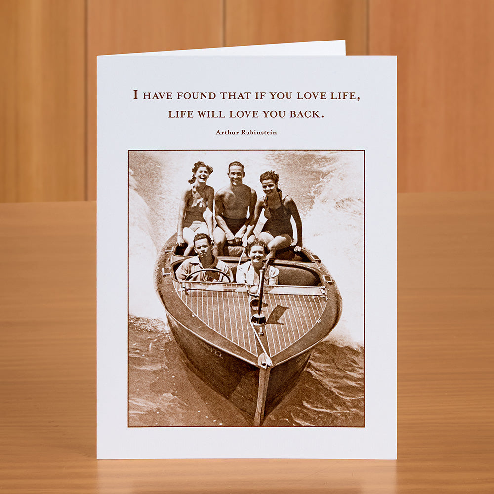 Shannon Martin Birthday Card, If You Love Life