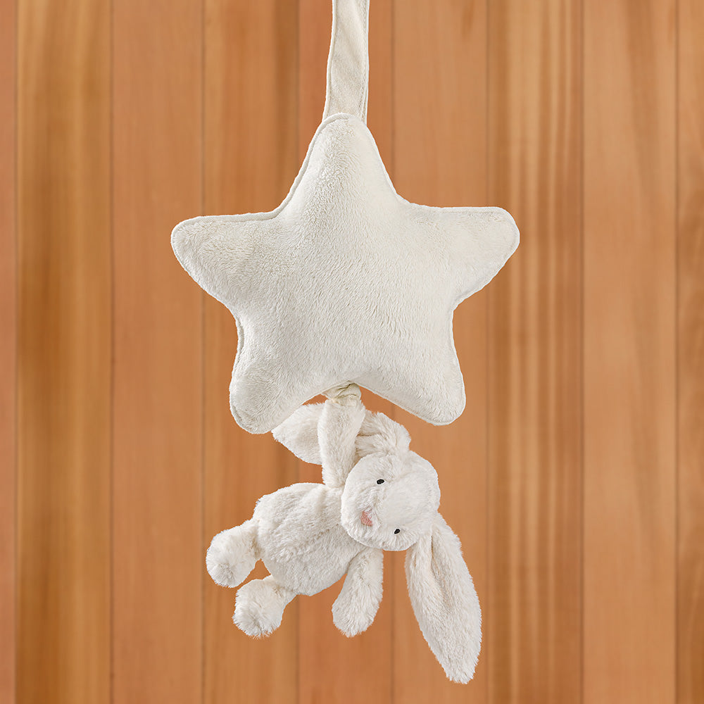 Jellycat Bashful Bunny Plush Musical Pull Toy