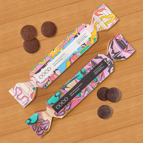 COCO Chocolate Buttons Festive Party Cracker