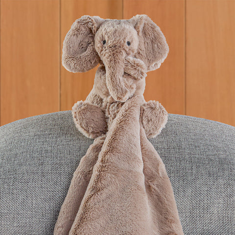 Jellycat Stuffed Animal Plush Soother Baby Blanket, Smudge Elephant
