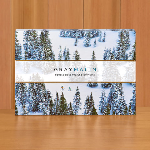 500 Piece Double-Sided Jigsaw Puzzle by Gray Malin, The Snow