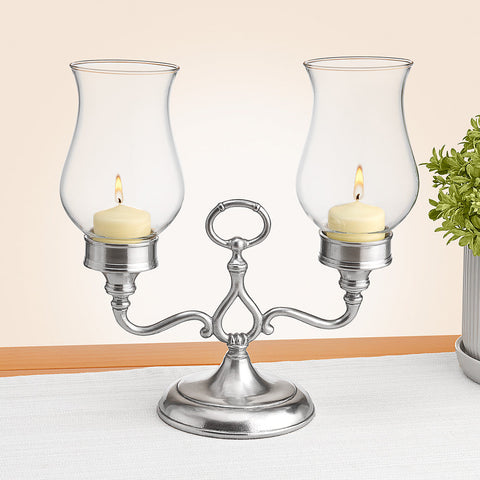 MATCH Double Garden Hurricane Candleholder Lamp