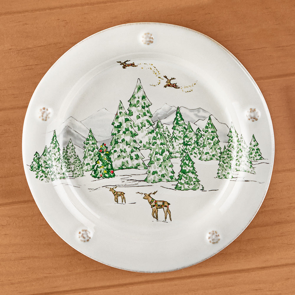 Juliska Berry & Thread North Pole Appetizer Plate Set