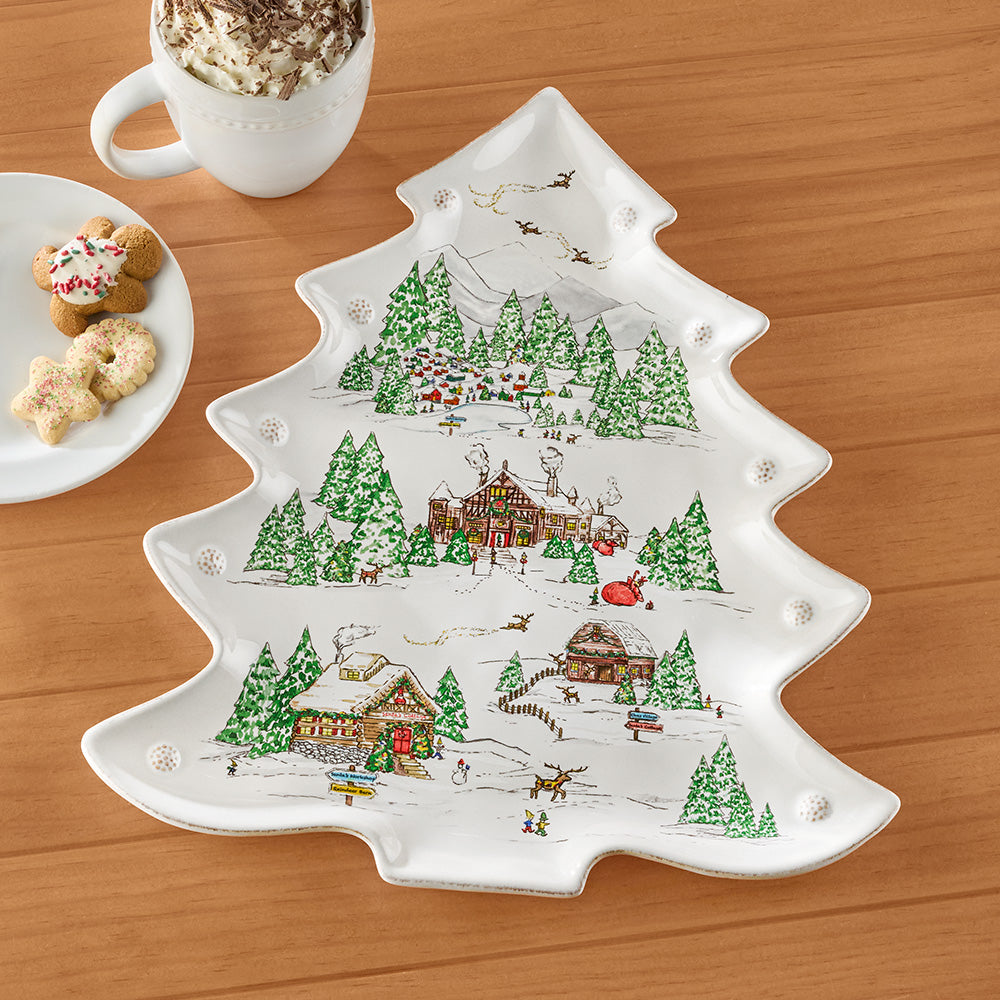 Juliska Berry & Thread North Pole Tree Platter