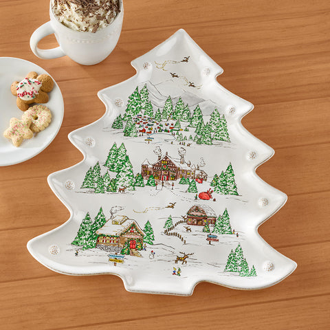 Juliska Berry & Thread North Pole Tree Platter