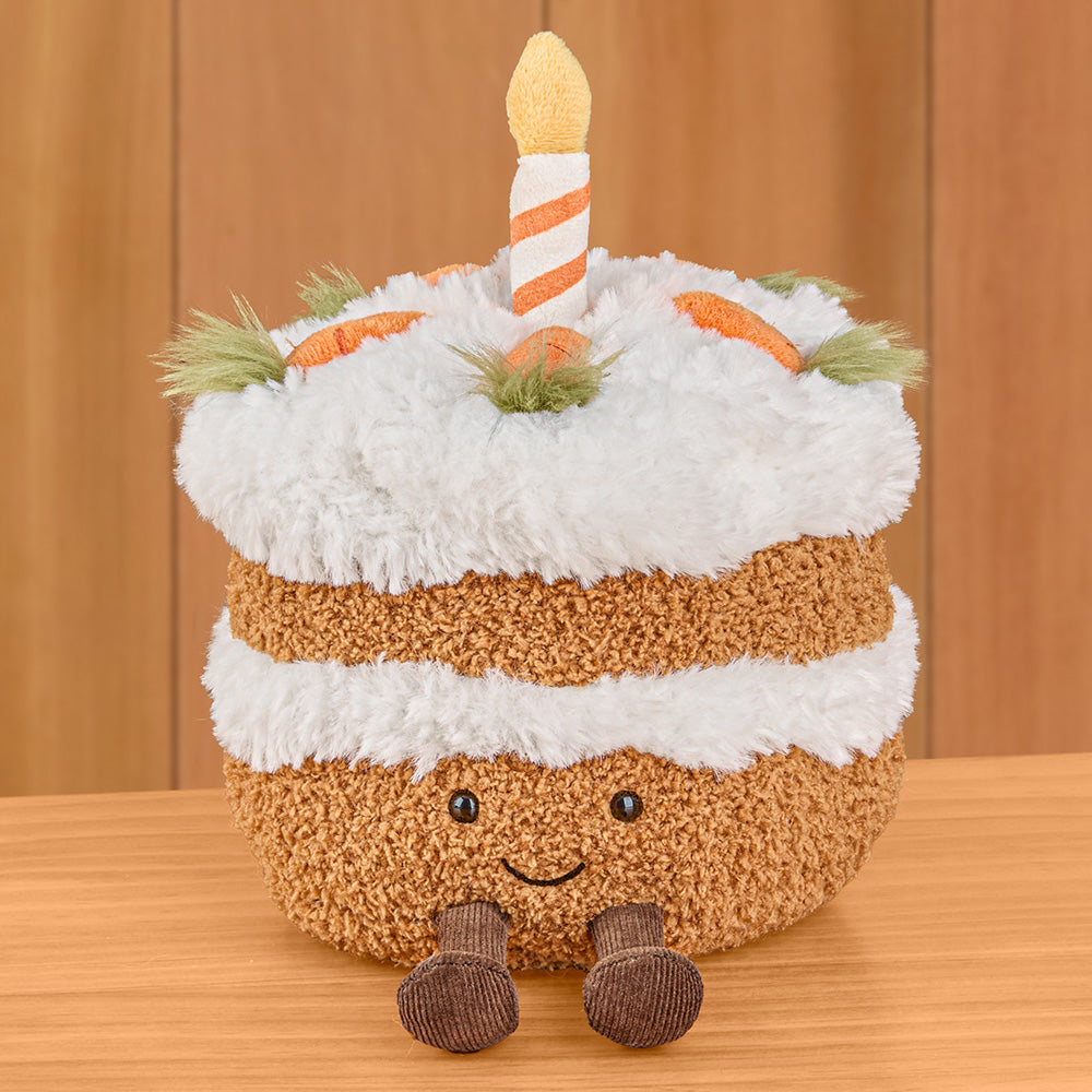 Jellycat Stuffed Animal Plush Toy, Amuseables Carrot Cake