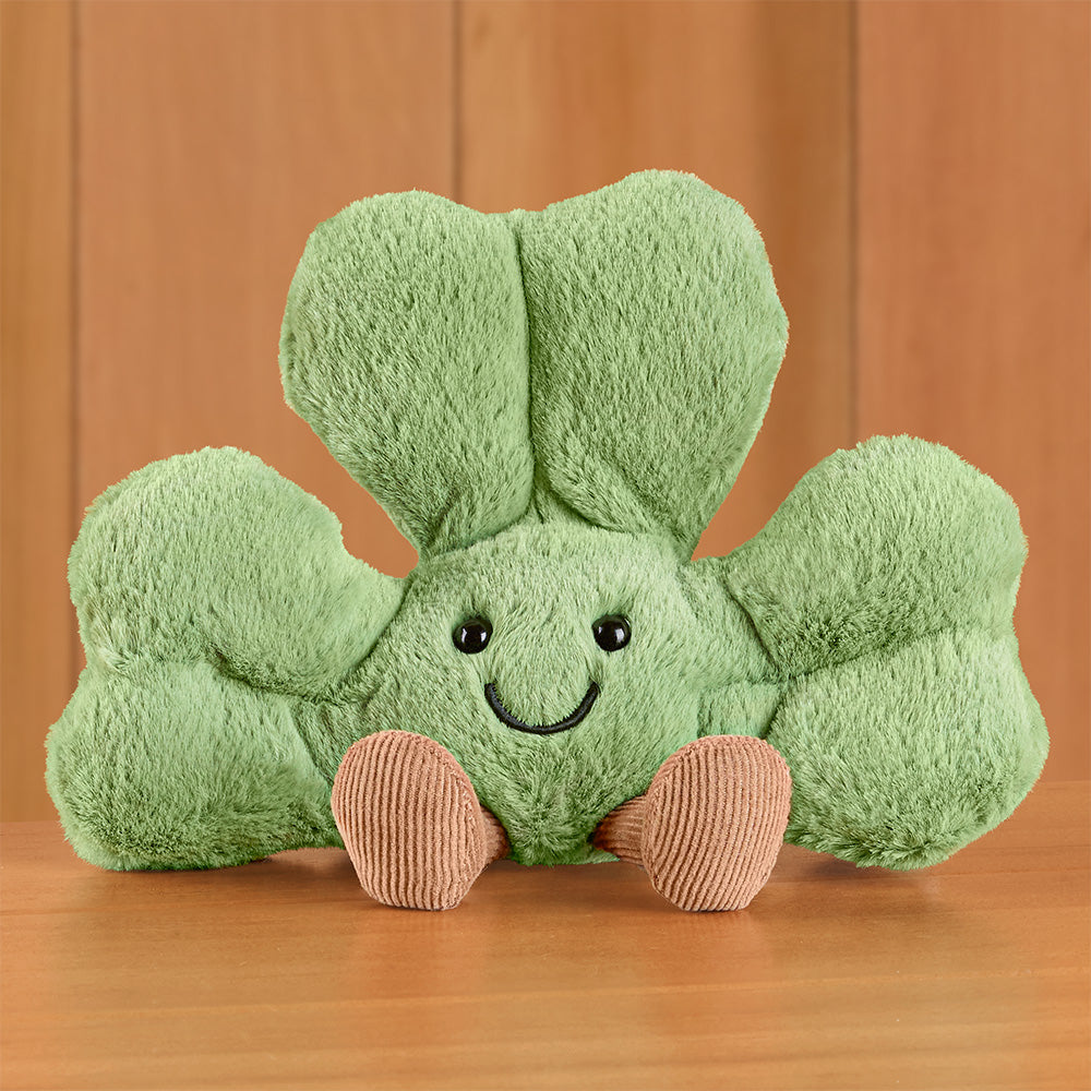 Jellycat Stuffed Animal Plush Toy, Amuseables Siofra Shamrock