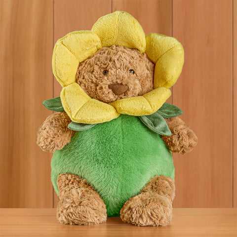 Jellycat Stuffed Animal Plush Toy, Bartholomew Bear in Daffodil Outfit