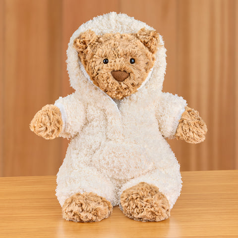 Jellycat Stuffed Animal Plush Toy, Bartholomew Bear in a Onesie