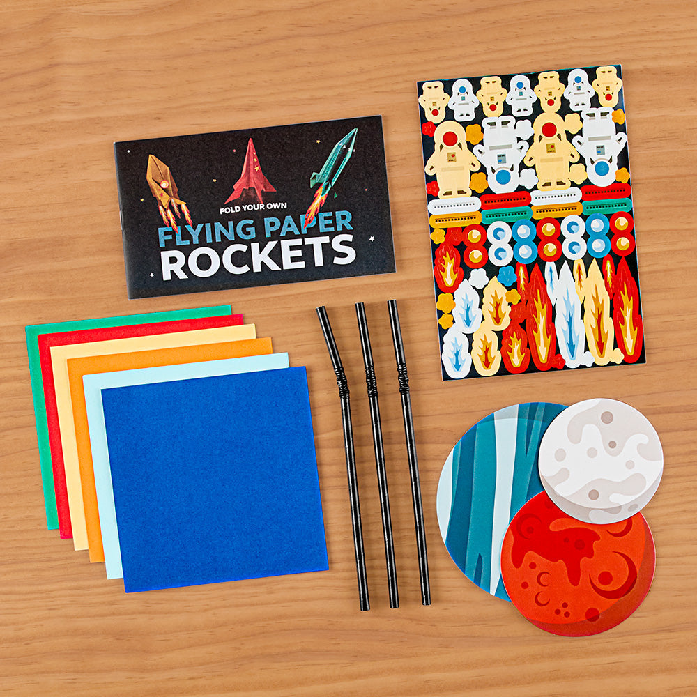 Psi Paper Rockets Pikkii Flying Paper Rockets Activity Kit – To The Nines Manitowish Waters