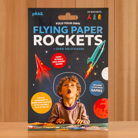 Pikkii Flying Paper Rockets Activity Kit