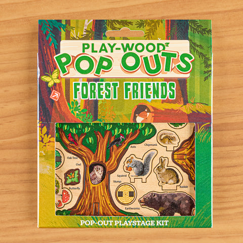 Play-Wood Pop Outs, Forest Friends