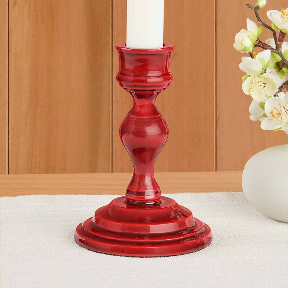 Napa Home & Garden Hugh Enameled Taper Candleholders